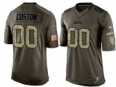 Nike Philadelphia Eagles Customized Men's Olive Camo Salute To Service Veterans Day Limited Jersey,baseball caps,new era cap wholesale,wholesale hats